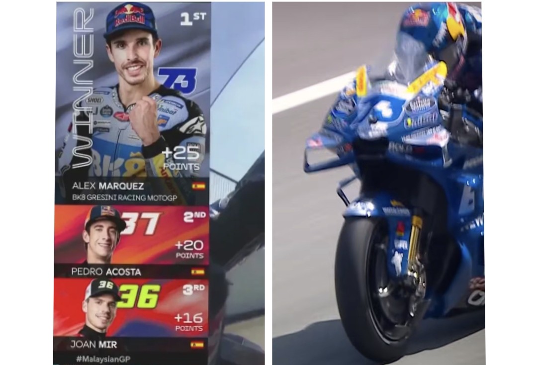 Alex Marquez juara di Sepang, lengkapi dominasi keluarga Marquez di MotoGP 2025 (foto/SC MotoGP)
 